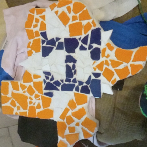 Houston Astros Mosaic 17 x 17 - Picture 1 of 2